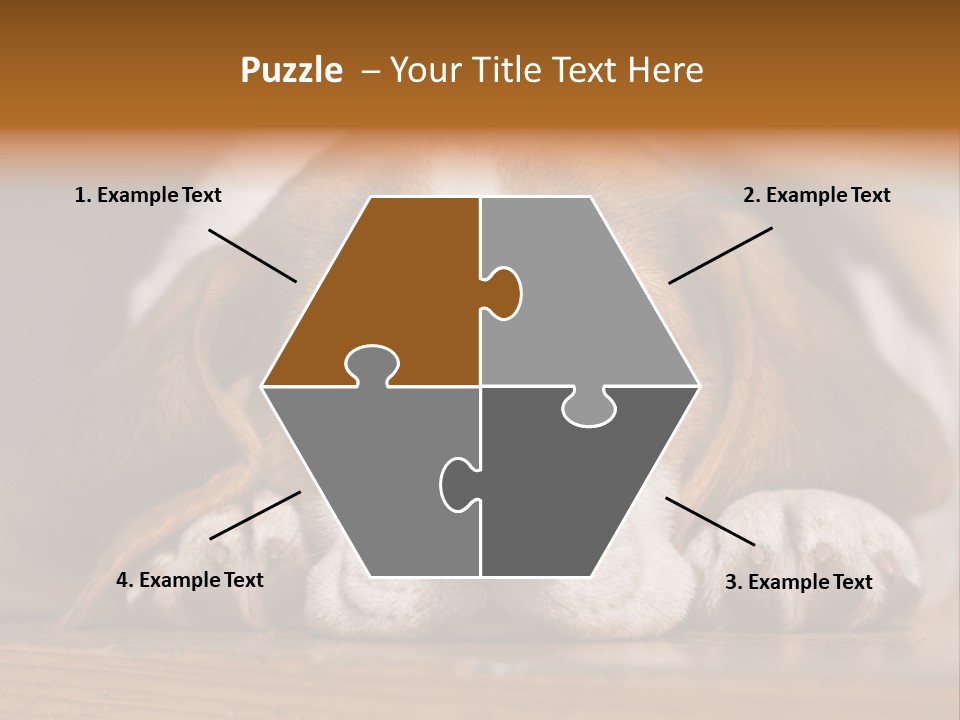 Puppy View Small PowerPoint Template