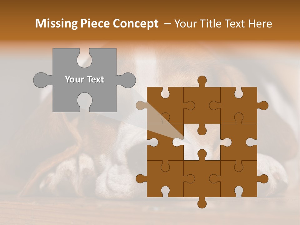 Puppy View Small PowerPoint Template