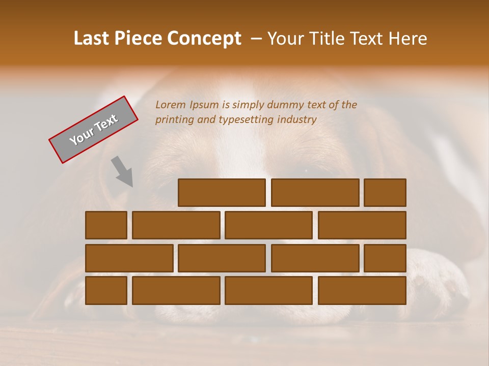 Puppy View Small PowerPoint Template