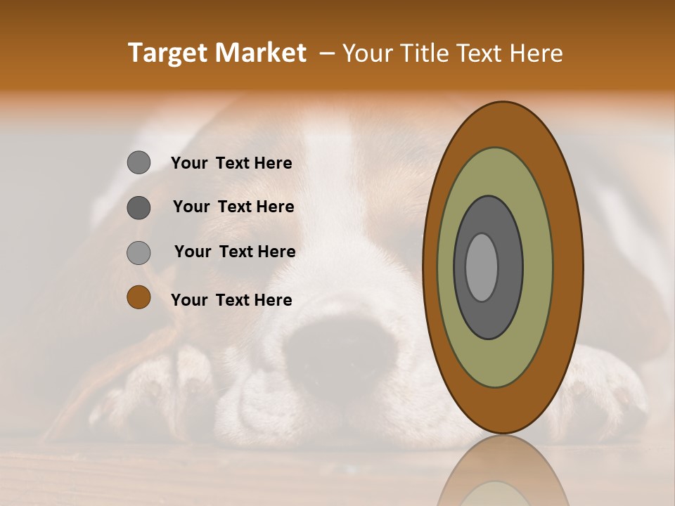 Puppy View Small PowerPoint Template