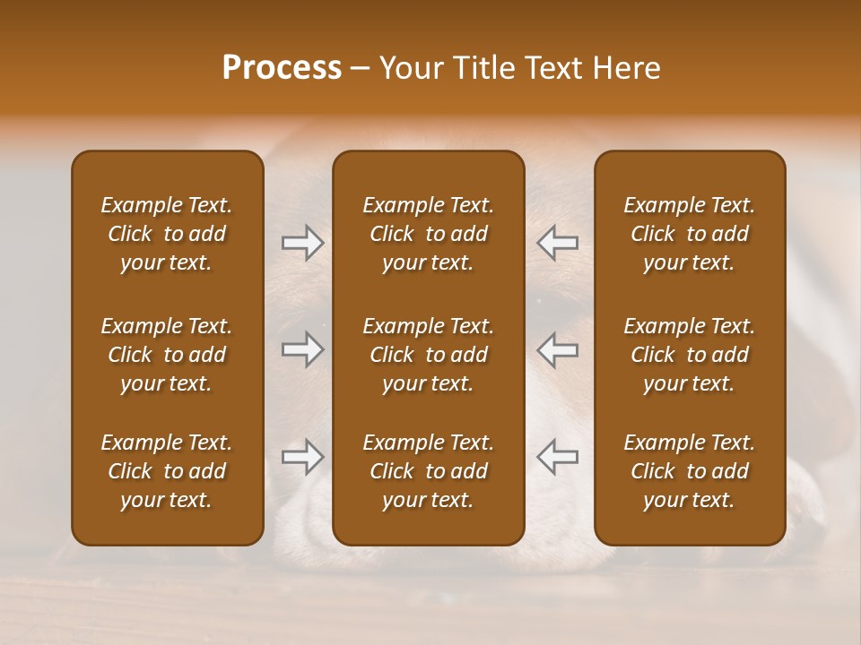 Puppy View Small PowerPoint Template