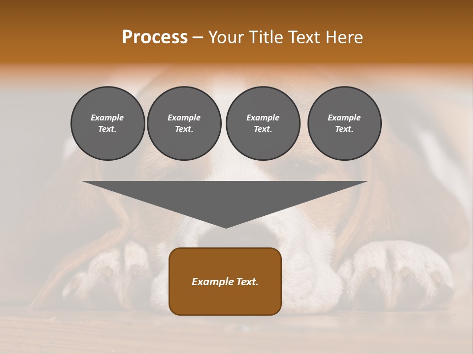 Puppy View Small PowerPoint Template