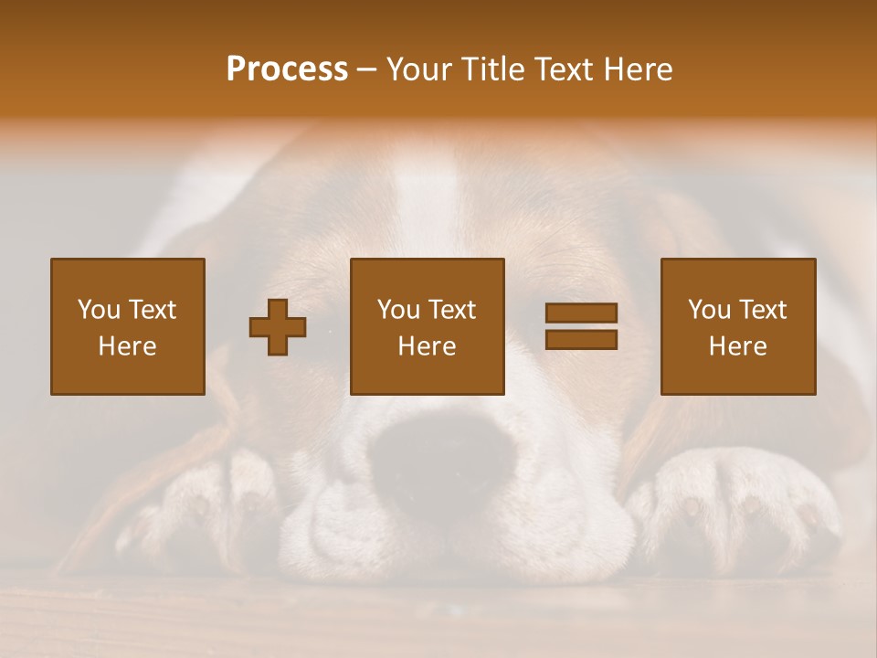 Puppy View Small PowerPoint Template