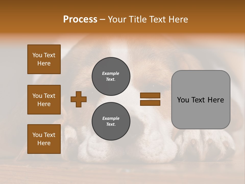 Puppy View Small PowerPoint Template