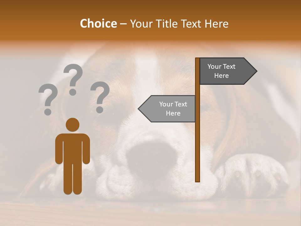 Puppy View Small PowerPoint Template
