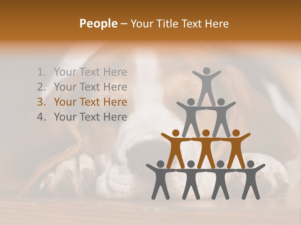 Puppy View Small PowerPoint Template