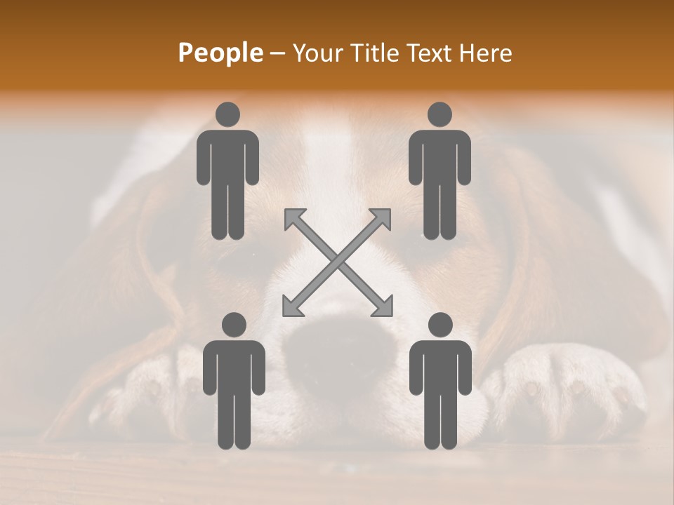 Puppy View Small PowerPoint Template