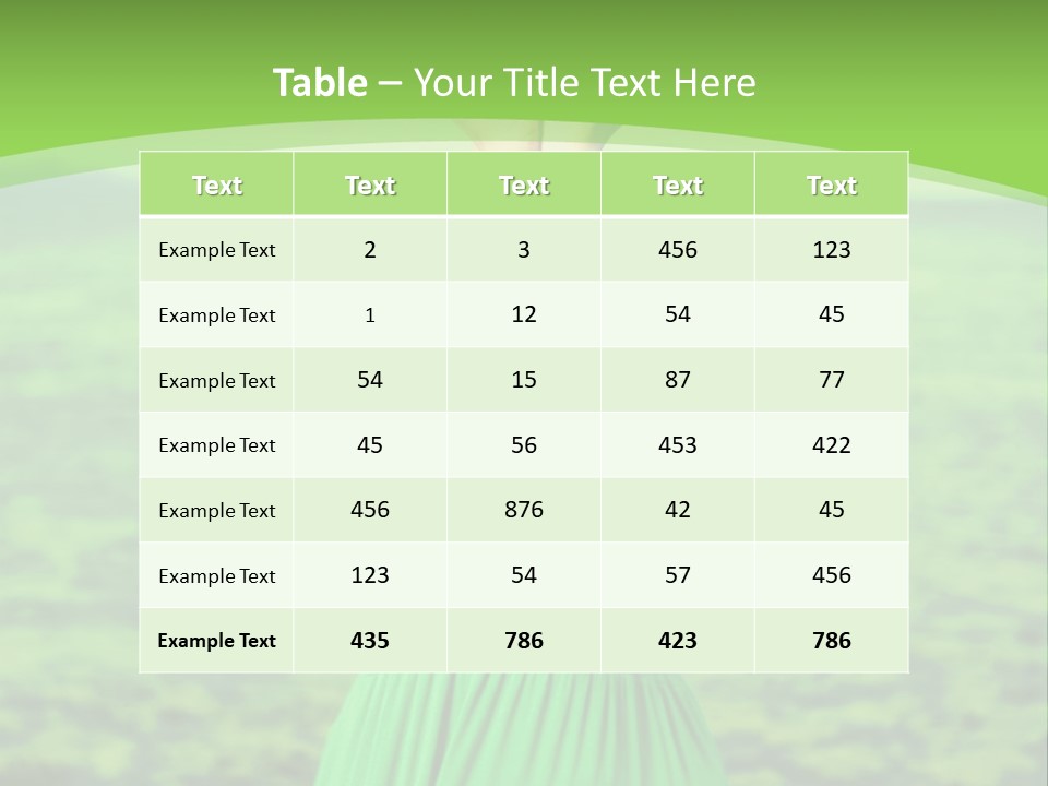 A Woman In A Green Dress Holding A Pink Flower PowerPoint Template