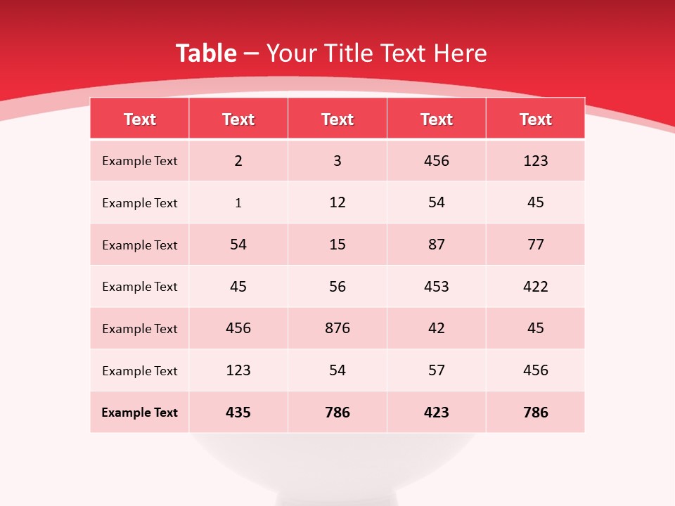 Background Color White PowerPoint Template