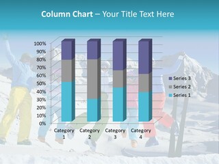 Jumping Skier Cold PowerPoint Template