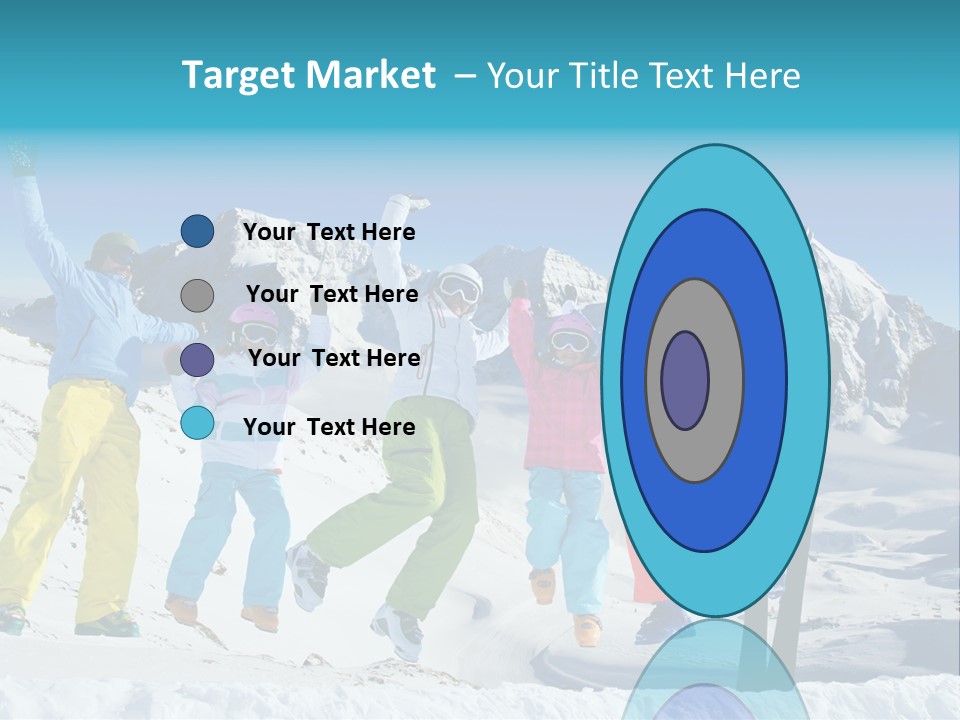 Jumping Skier Cold PowerPoint Template