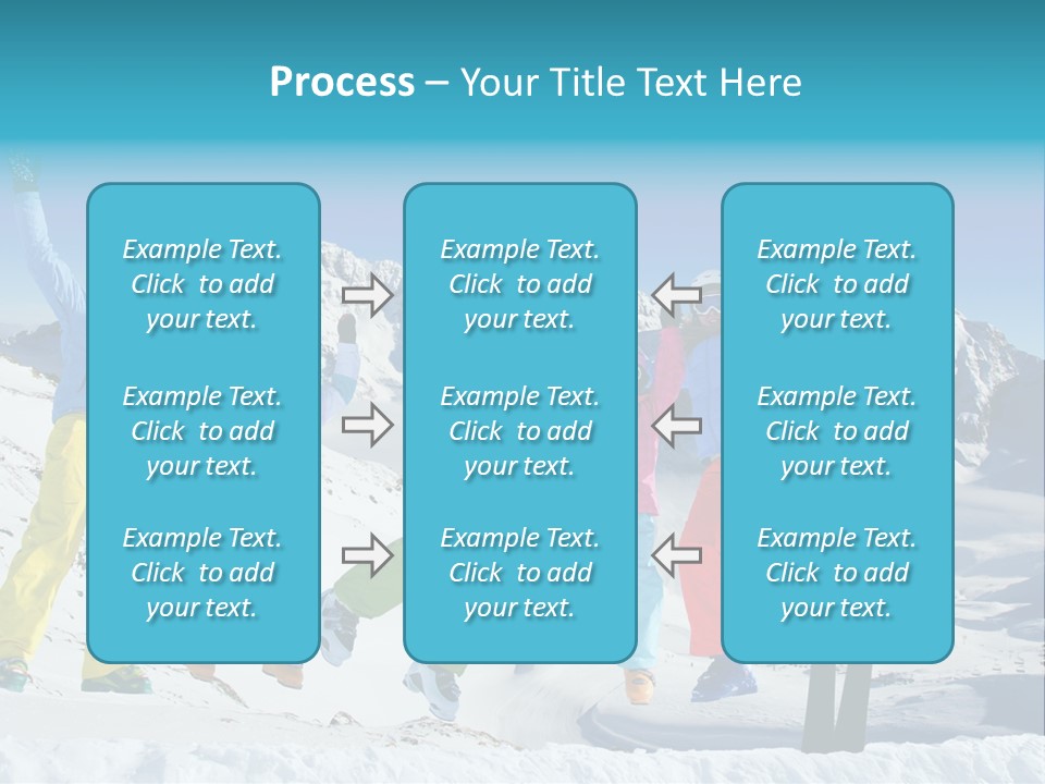 Jumping Skier Cold PowerPoint Template