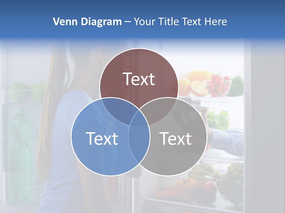 Doubt Arm Young Woman PowerPoint Template