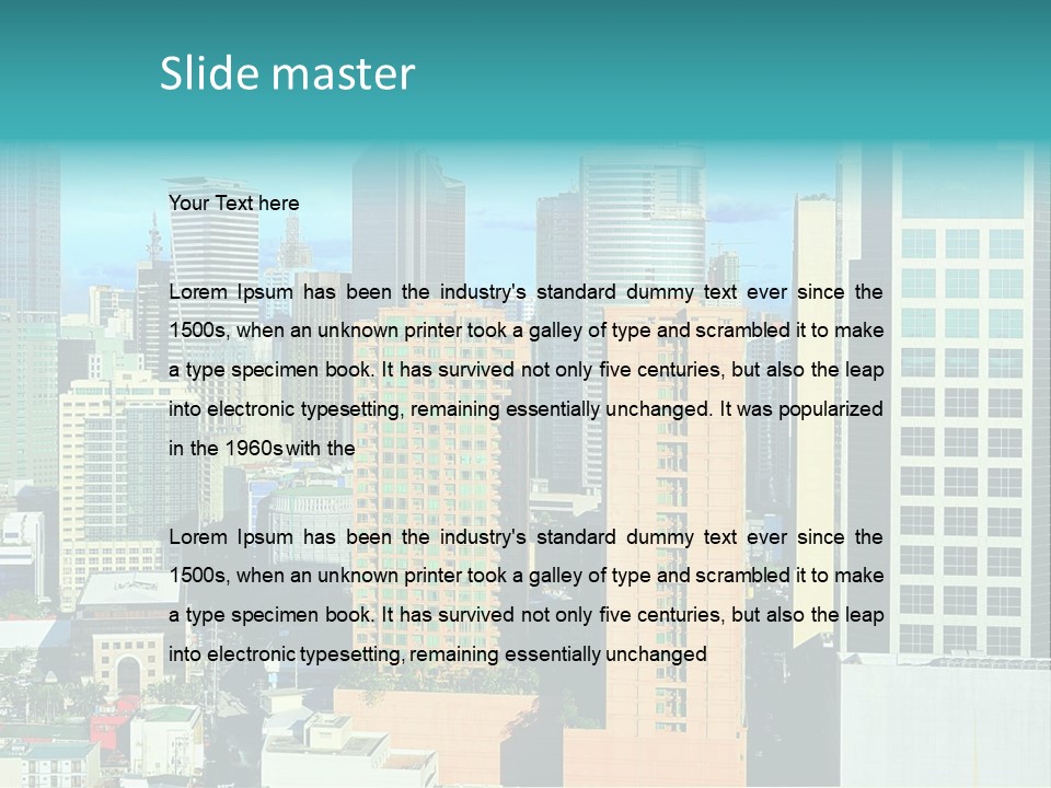 Countries Group Scene PowerPoint Template