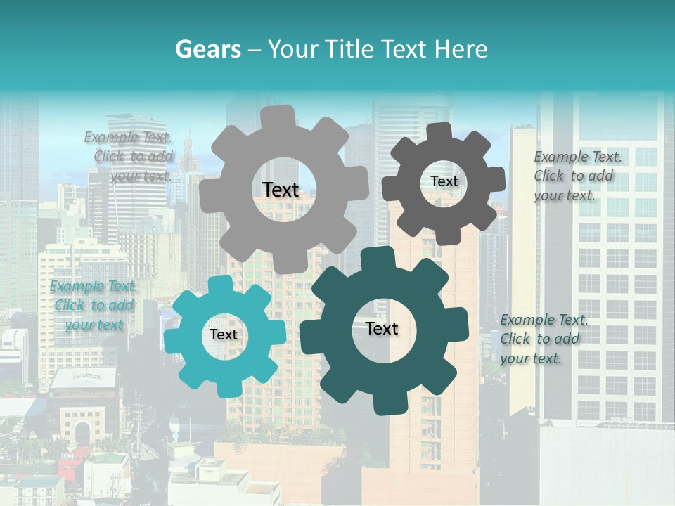 Countries Group Scene PowerPoint Template
