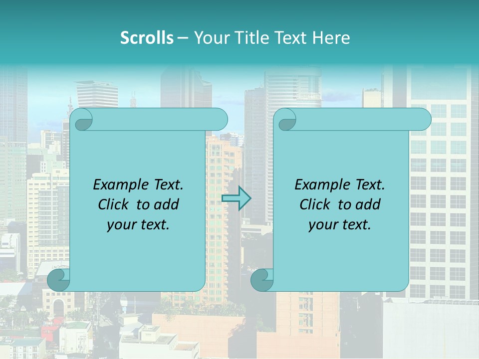 Countries Group Scene PowerPoint Template