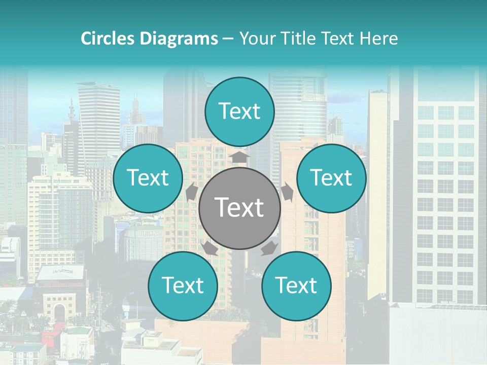 Countries Group Scene PowerPoint Template