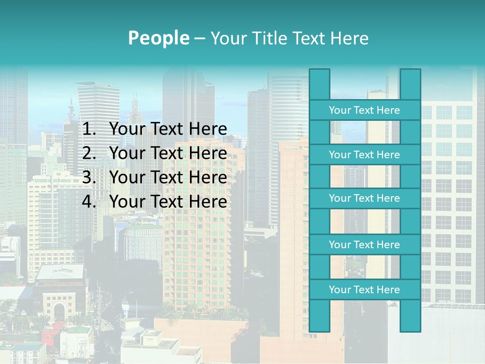 Countries Group Scene PowerPoint Template