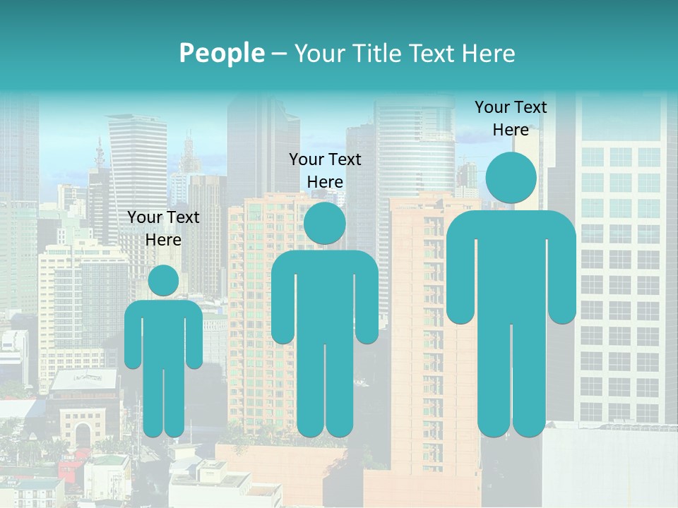 Countries Group Scene PowerPoint Template