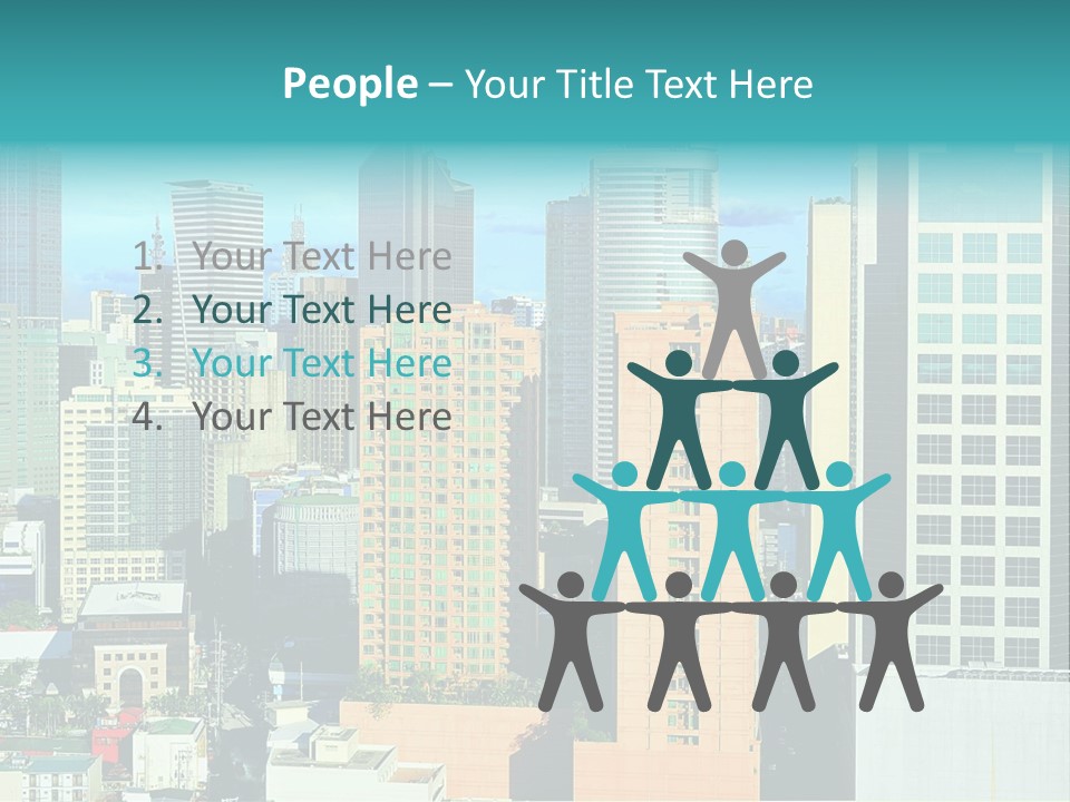 Countries Group Scene PowerPoint Template