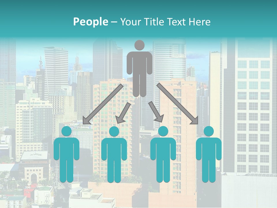 Countries Group Scene PowerPoint Template