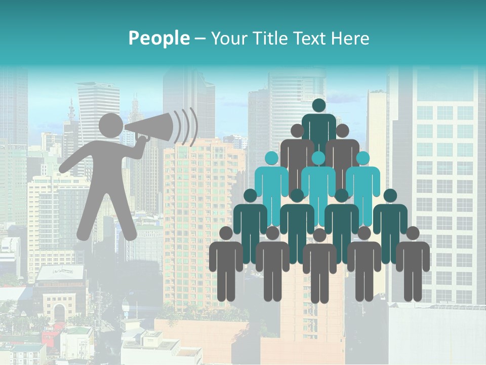 Countries Group Scene PowerPoint Template