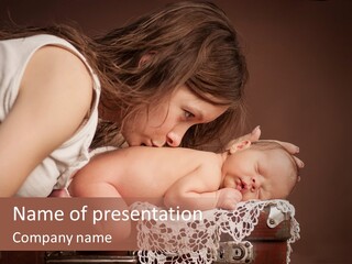 Human Skin Descendant Innocence PowerPoint Template