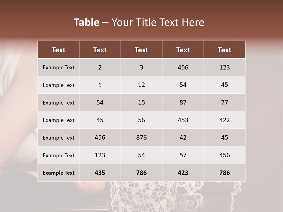 Human Skin Descendant Innocence PowerPoint Template