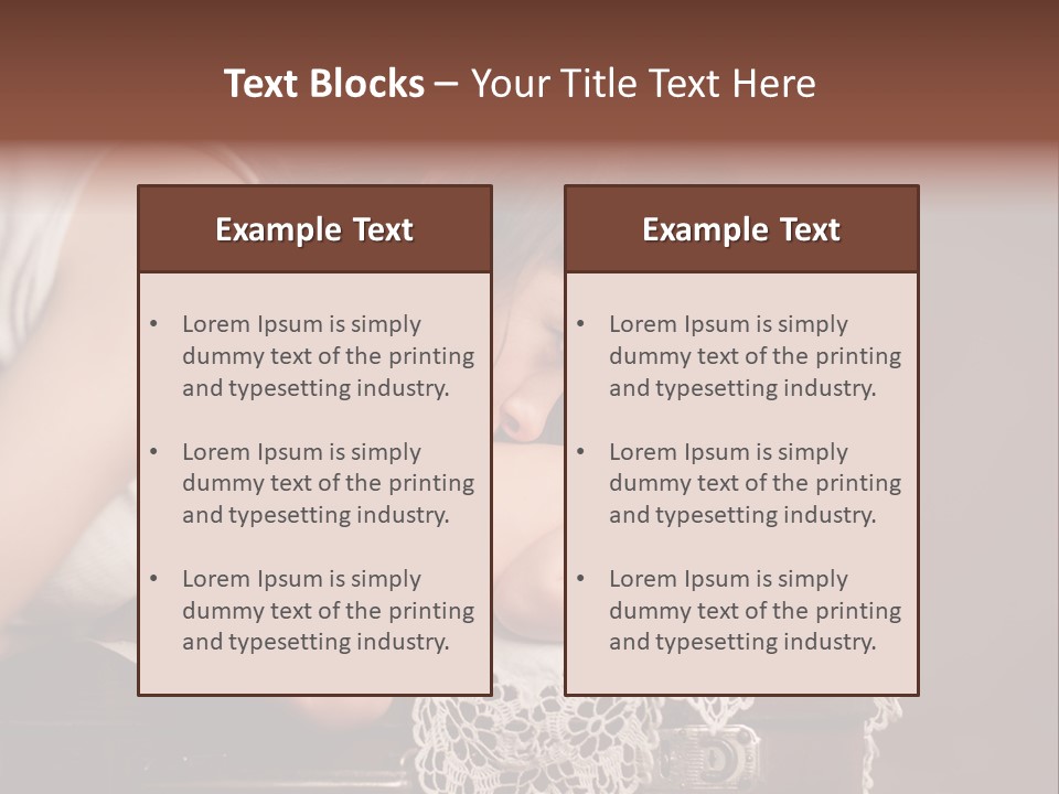 Human Skin Descendant Innocence PowerPoint Template