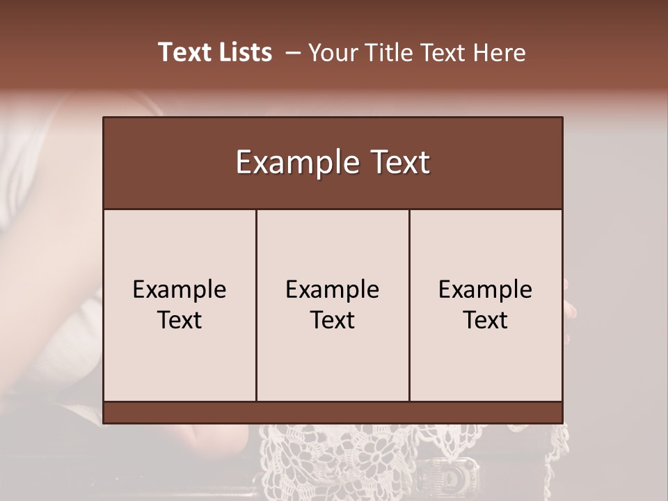 Human Skin Descendant Innocence PowerPoint Template