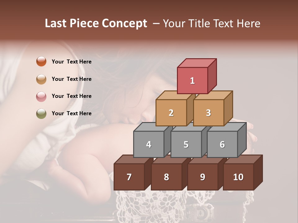 Human Skin Descendant Innocence PowerPoint Template