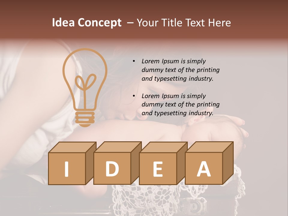 Human Skin Descendant Innocence PowerPoint Template