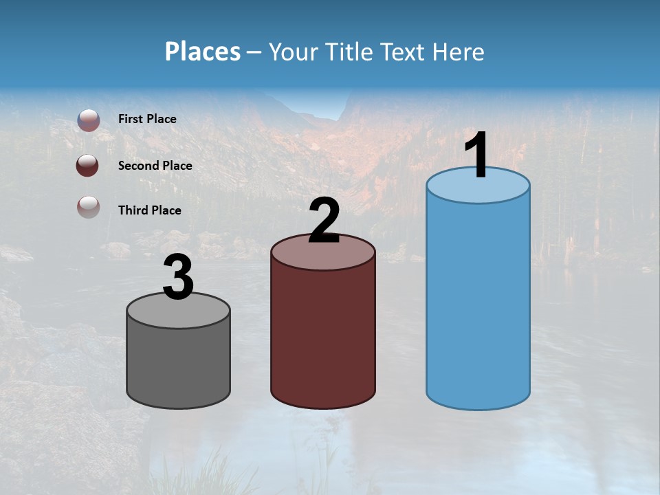 Blue Summer Calm PowerPoint Template