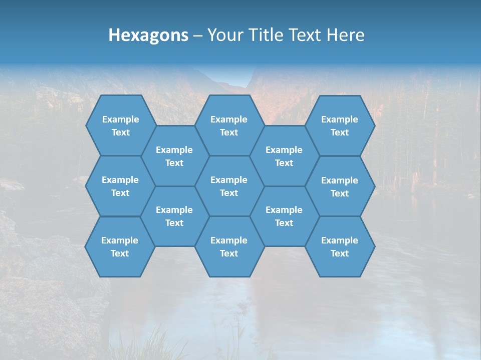 Blue Summer Calm PowerPoint Template