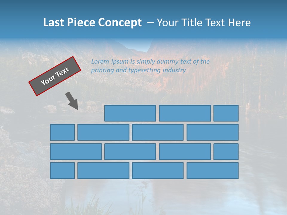 Blue Summer Calm PowerPoint Template