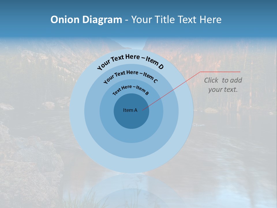 Blue Summer Calm PowerPoint Template