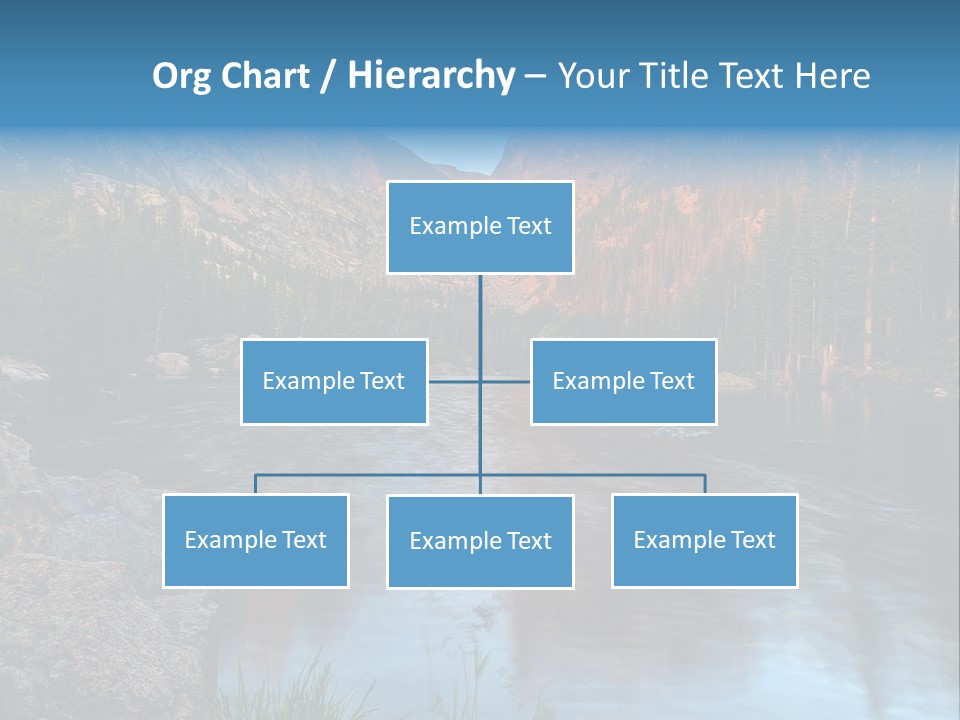 Blue Summer Calm PowerPoint Template