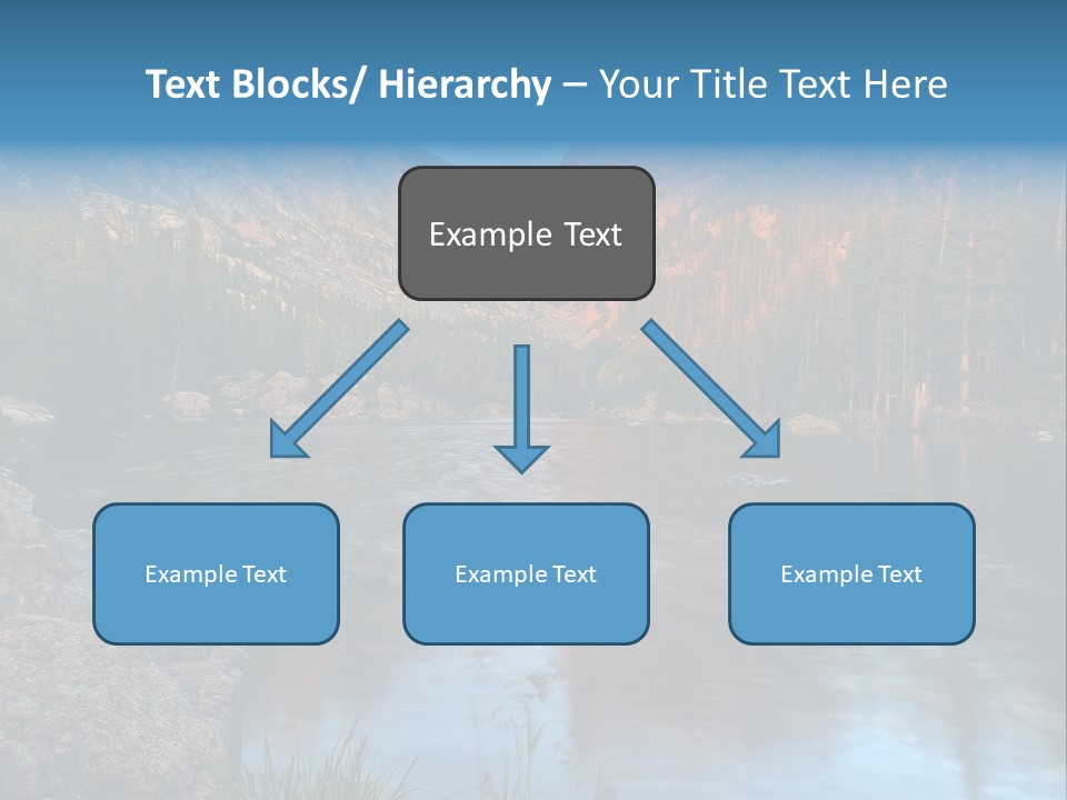 Blue Summer Calm PowerPoint Template
