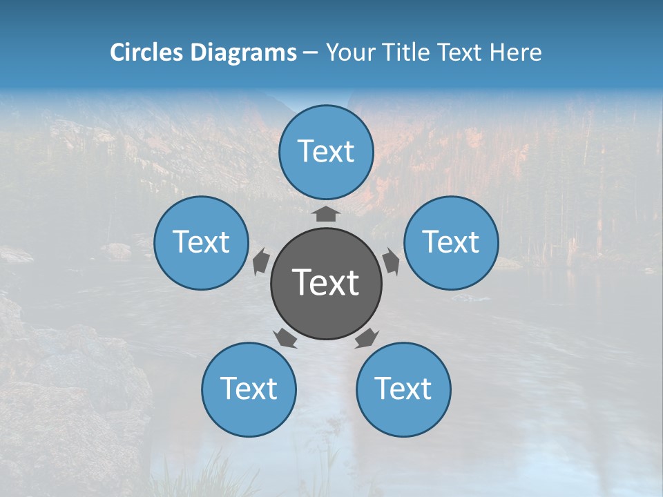 Blue Summer Calm PowerPoint Template