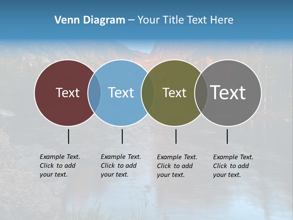 Blue Summer Calm PowerPoint Template