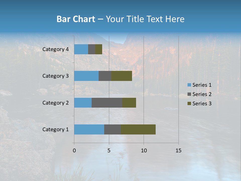 Blue Summer Calm PowerPoint Template