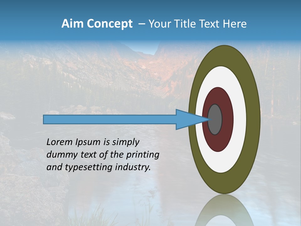 Blue Summer Calm PowerPoint Template