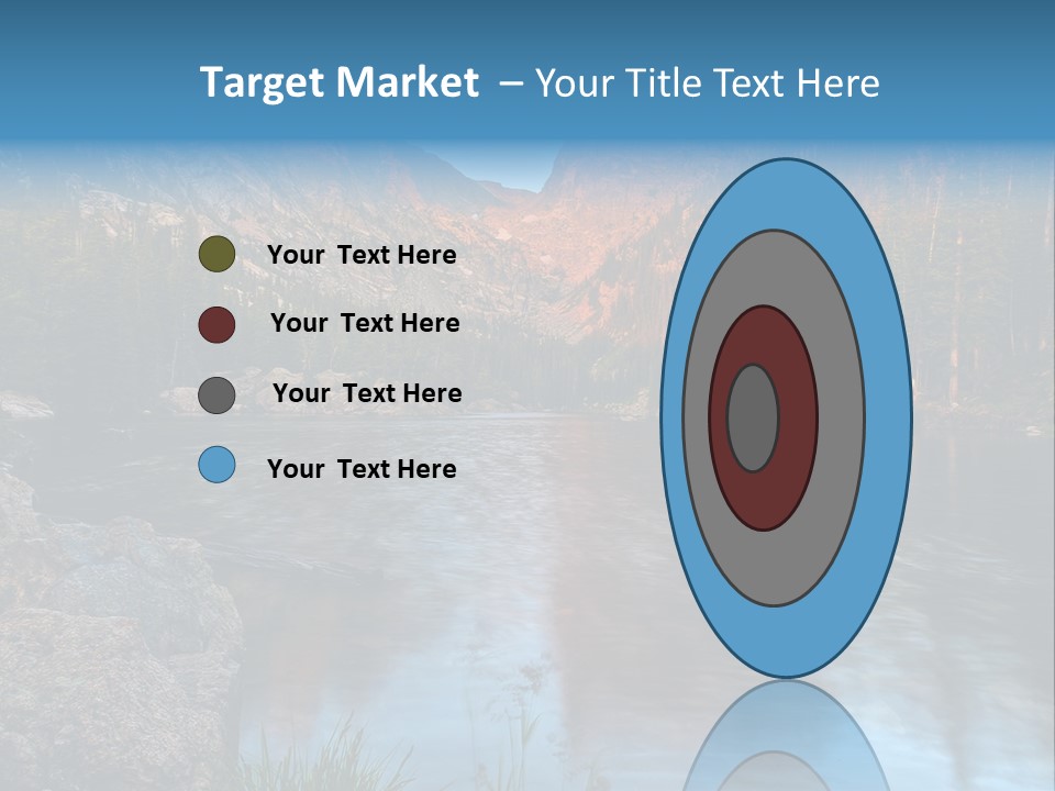 Blue Summer Calm PowerPoint Template