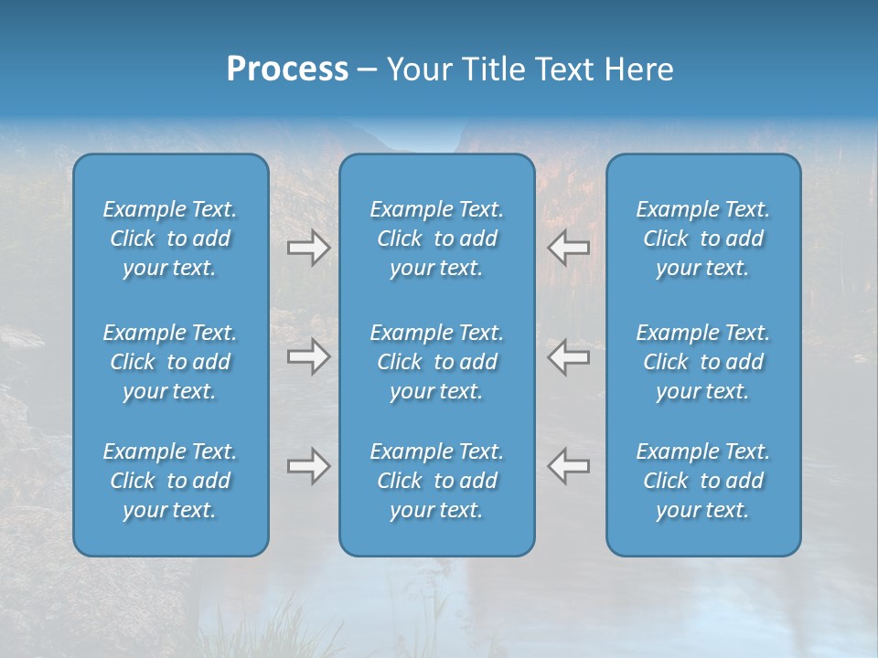 Blue Summer Calm PowerPoint Template