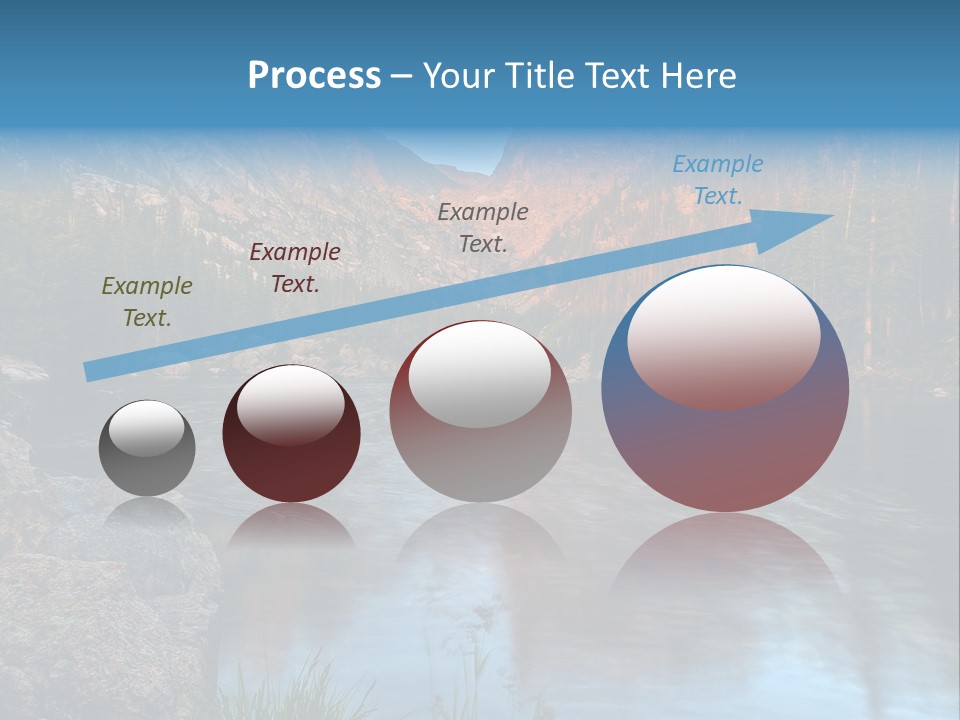 Blue Summer Calm PowerPoint Template