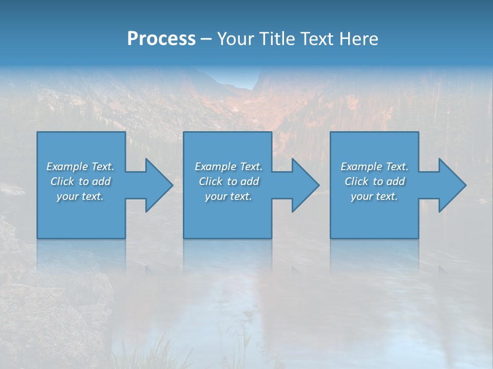 Blue Summer Calm PowerPoint Template