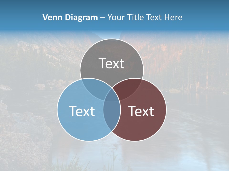 Blue Summer Calm PowerPoint Template