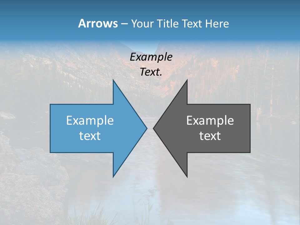 Blue Summer Calm PowerPoint Template