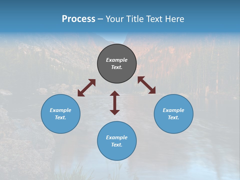Blue Summer Calm PowerPoint Template