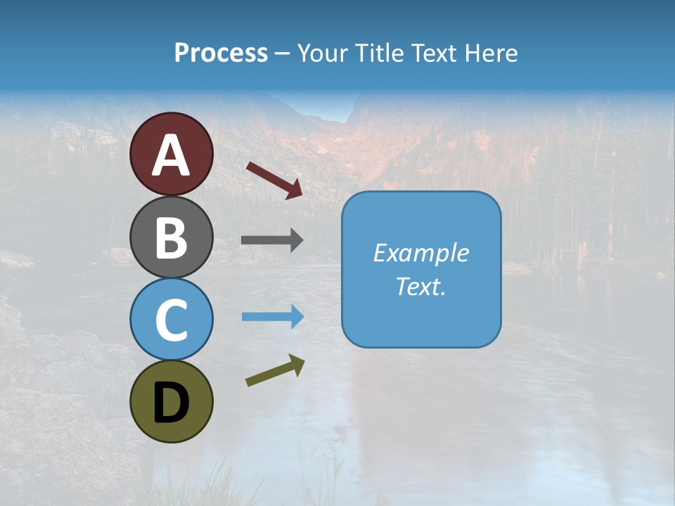 Blue Summer Calm PowerPoint Template